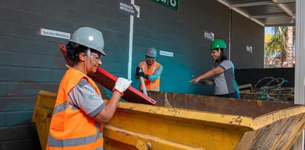 Ilha ecológica da Engeteam